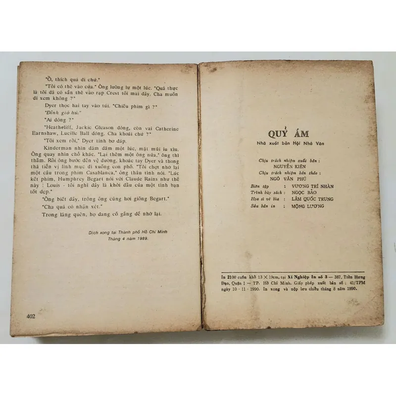 Tiểu thuyết Mỹ: QUỈ ÁM - Tác giả: William Peter Blatty 716805