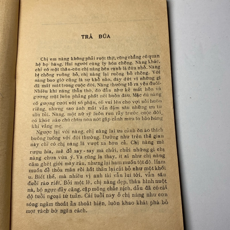 TRẢ ĐŨA (TRUYỆN, XB 1992) 474092