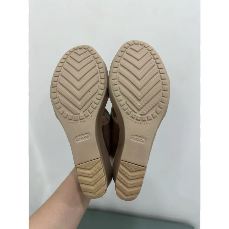 Dép đế xuồng crocs 2hand size w7-37 độ mới cao hình chụp thật 1001633