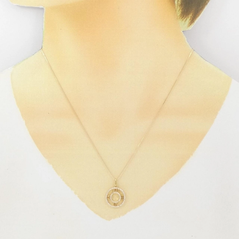 K18YG Dây chuyền kim cương 0.23CT - Hàng hiệu Chính hãng 867617