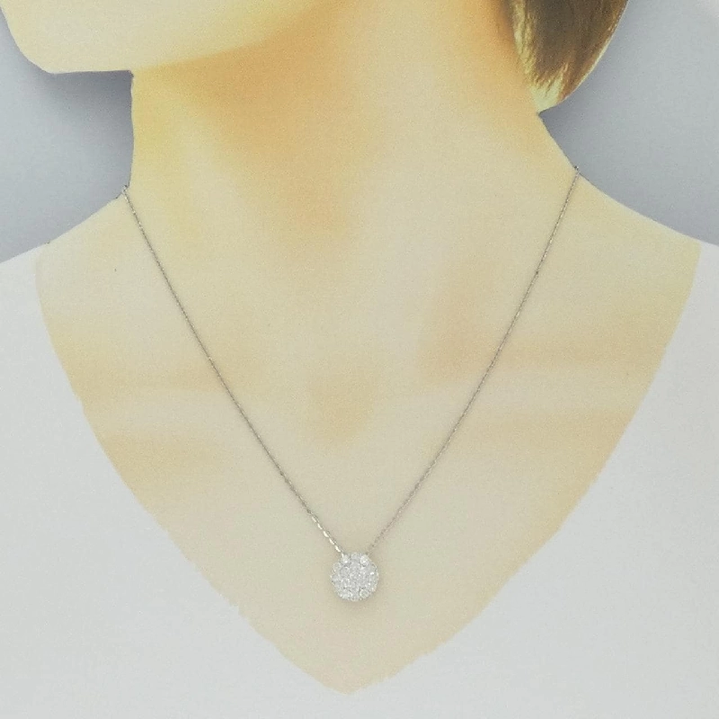 K18WG Dây chuyền kim cương 1.00CT - Hàng hiệu Chính hãng 864857