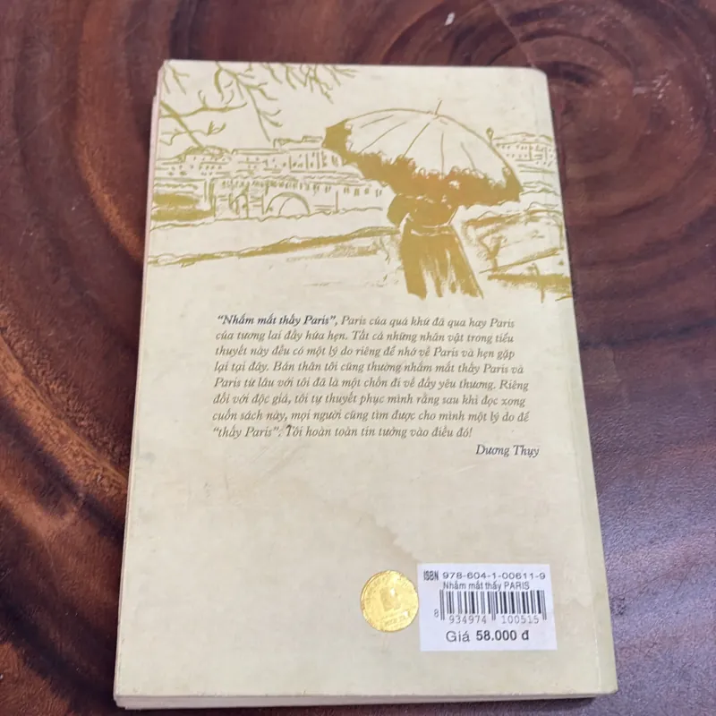 [Sách Không Đẹp] - II Văn Học: Nhắm Mắt Thấy Paris - Dương Thuỵ - 2011 1008463