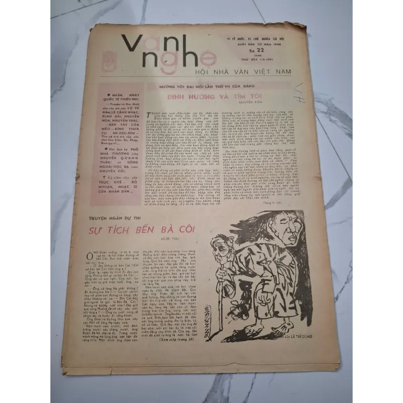 Văn Nghệ Số 22 (1/6/1991) - Nhiều tác giả - Báo văn học 961748