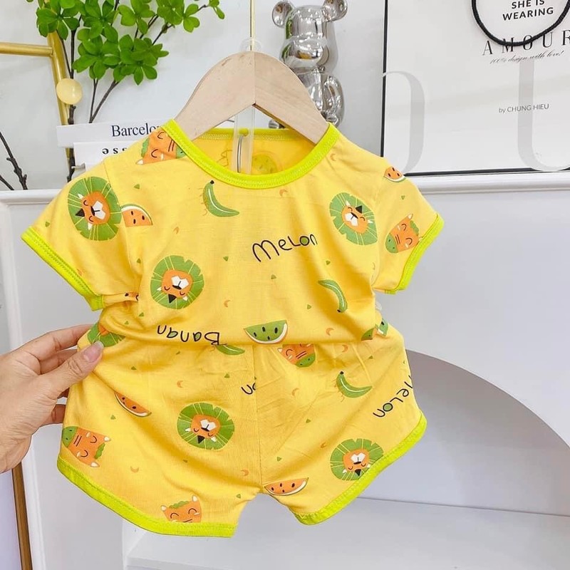 Bộ cộc thun lạnh có hình cute 75159