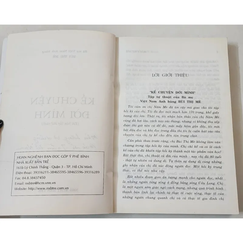 KỂ CHUYỆN ĐỜI MÌNH - Anh hùng cách mạng Nguyễn Thị Mè (374 trang) 739588
