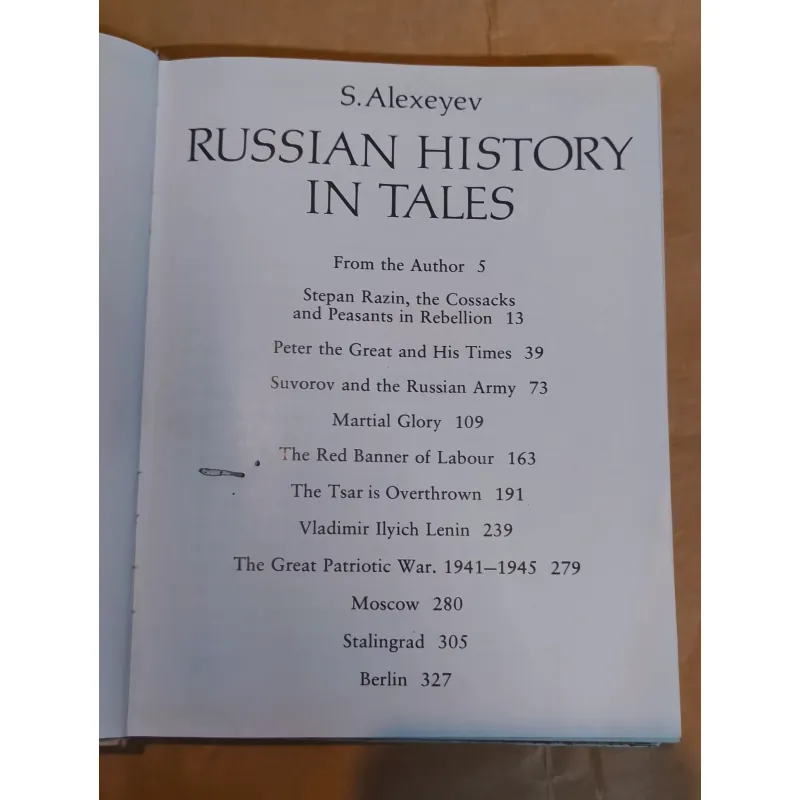Russian History in Tales - S. Alexeyev (Rare) 1027359