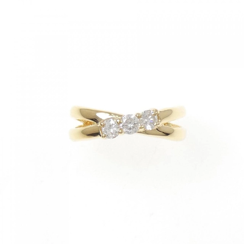 Nhẫn kim cương K18YG 0.30CT 671776