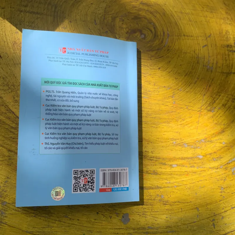 PHÁP CHẾ TRONG QUẢN LÝ- PGS.TS. TRẦN QUANG HIỂN  780564