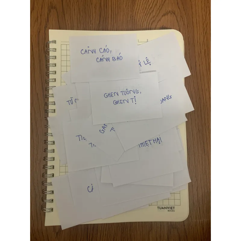 Flashcard Từ vựng tiếng Hàn 4*7cm 558313
