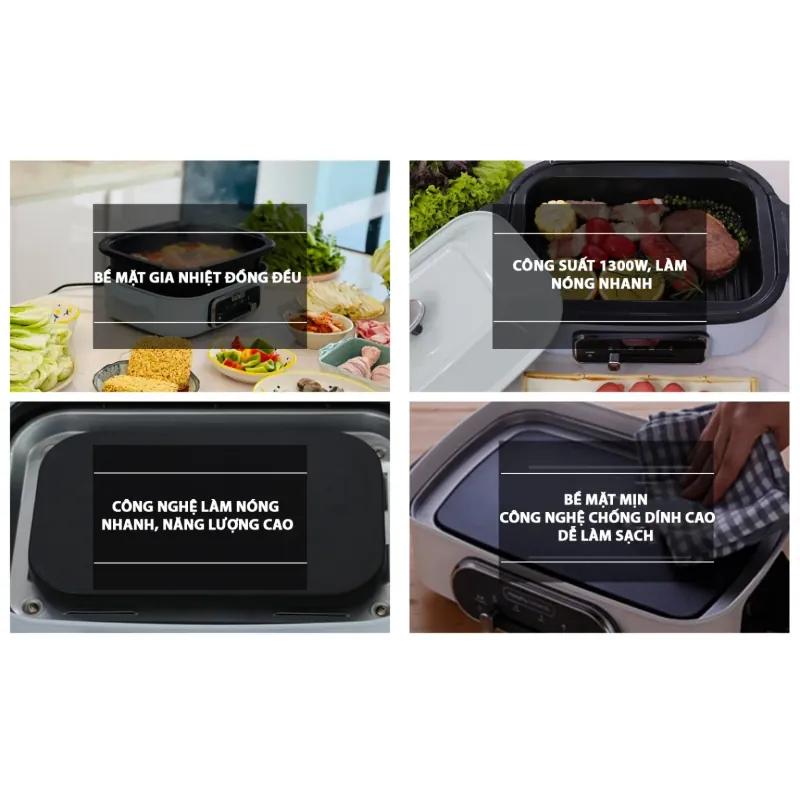 Nồi lẩu nướng đa năng KALITE KL-666 dung tích 4L 796485