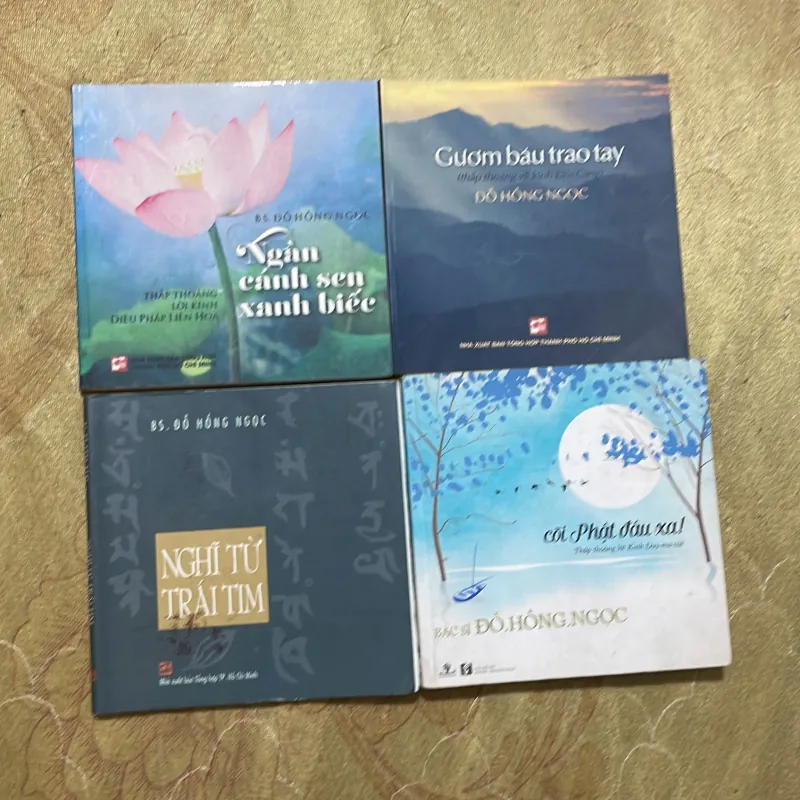 COMBO ĐỖ HỒNG NGỌC : gươm báu trao tay,nghĩ từ trái tim,ngàn cánh sen xanh biếc,cõi Phật 758017