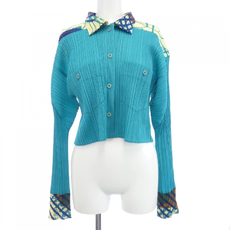 【Mã giảm giá】【Cổ điển】Áo sơ mi PLEATS PLEASE 641030