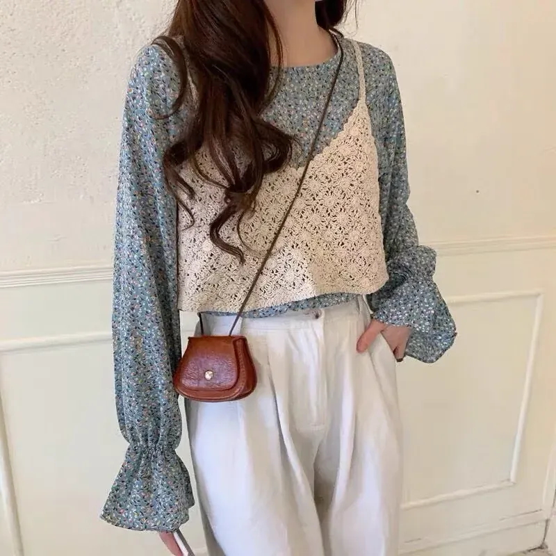 3c Áo Len Đan Croptop 2 Dây Tanktop  592830