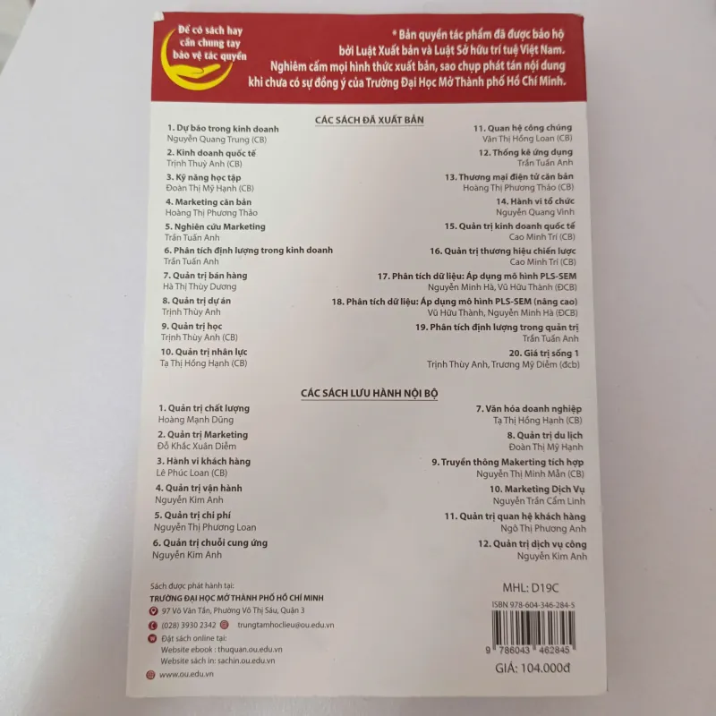 Quản trị học - Trường đại học mở Tp Hồ Chí Minh 926766