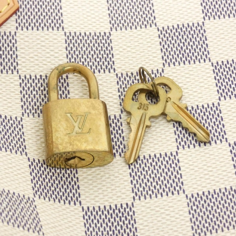 Túi xách Boston Louis Vuitton Damier Azur Speedy 30cm N41533 614600