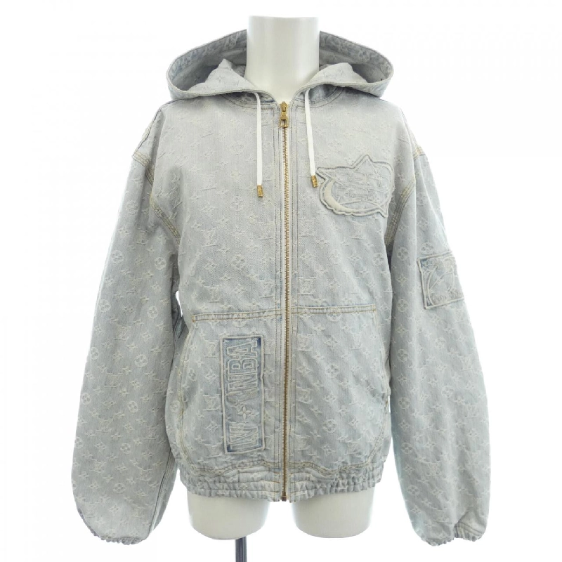 Áo khoác denim LOUIS VUITTON NBA Zip Through Hoodie HLA01WUZD - Hàng hiệu Chính hãng 894533
