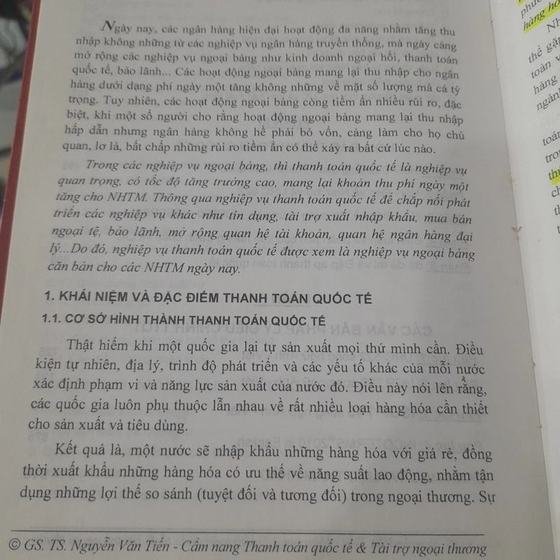 Cẩm nang THANH TOÁN QUỐC TẾ & TÀI TRỢ NGOẠI THƯƠNG 499830