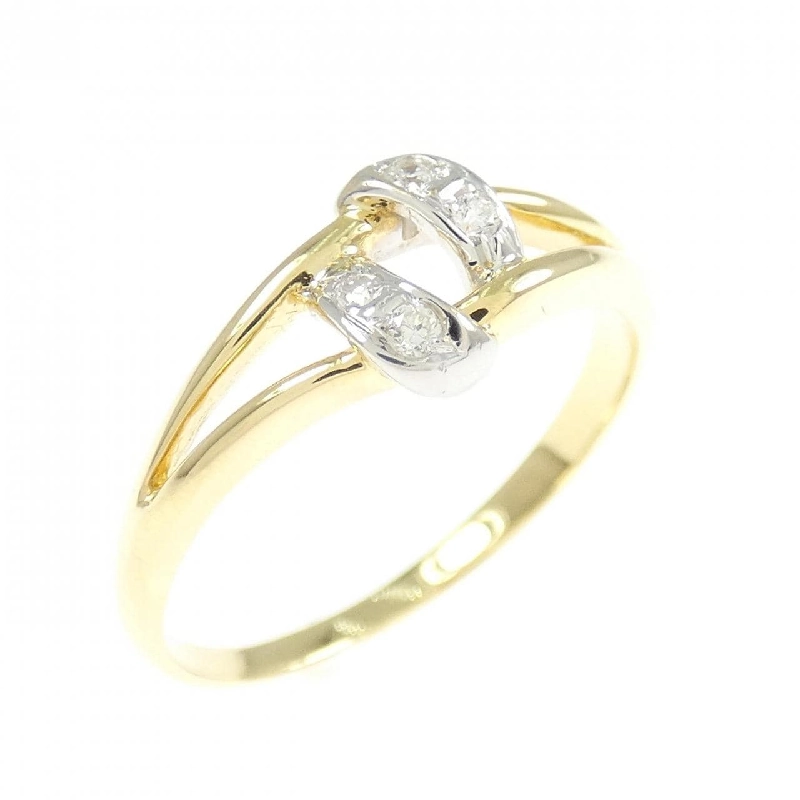 Nhẫn kim cương K18YG/K18WG 671377