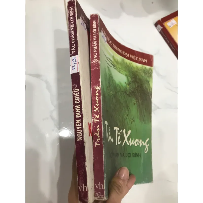 [Sách Cũ SCGR] Combo 2 quyển Trần Tế Xương, Nguyễn Đình Chiểu tác phẩm và lời bình TKB1806 VĂN HỌC 684143