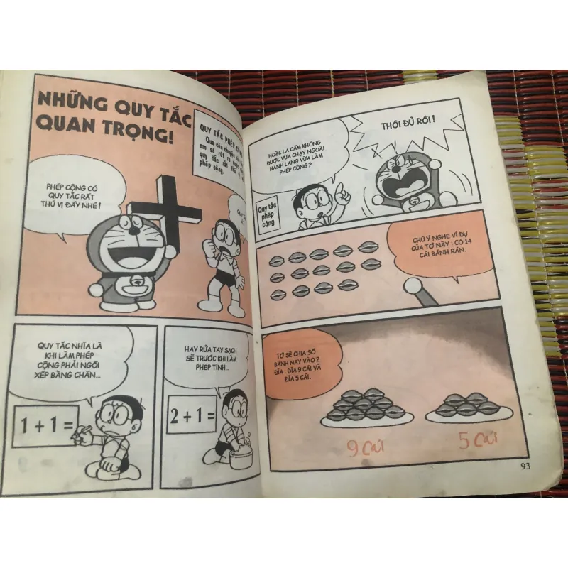 Doremon toán học - Doremon môn toán - combo 2c Nhân chia và Cộng trừ- đọc xuôi 1024122