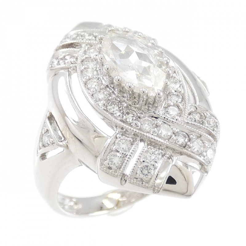 Nhẫn kim cương 750WG 0.77CT 670373