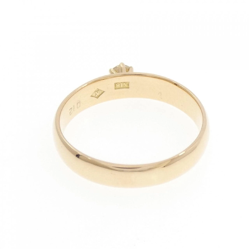 Nhẫn kim cương K18YG 0.12CT - Hàng hiệu Chính hãng 852422