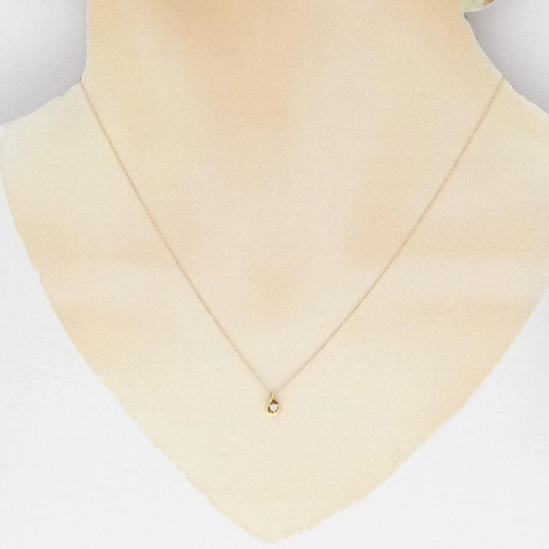 Dây chuyền kim cương K18YG 0.02CT - Hàng hiệu Authentic 859417