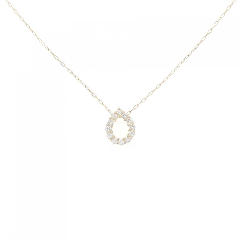 K18YG Dây chuyền kim cương 0.10CT - Hàng hiệu Chính hãng 862344