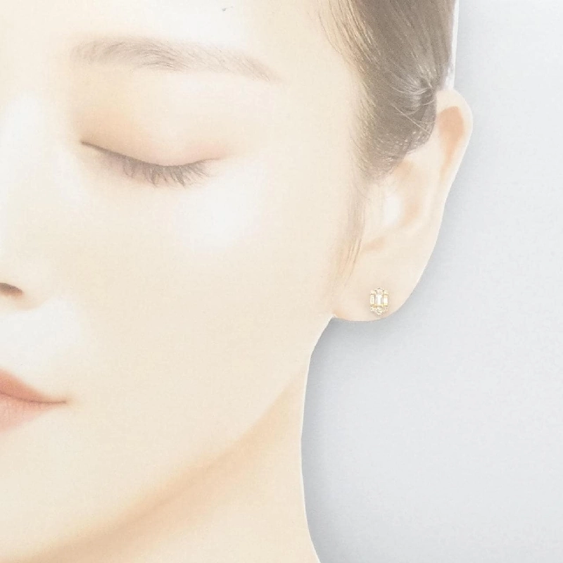 Bông tai kim cương K18YG 0.40CT - Hàng hiệu chính hãng 872242