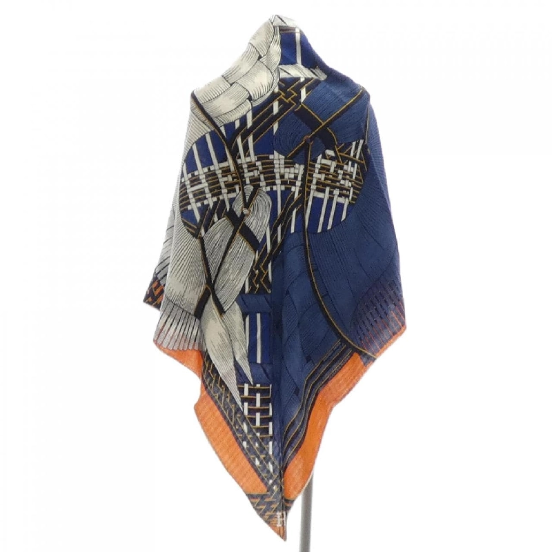 HERMES MASAN&MASAN H363684S Toy Triangle Jean Shawl - Hàng hiệu Authentic 832628