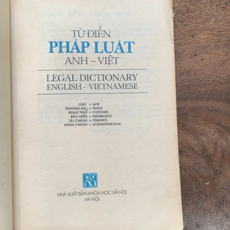 TỪ ĐIỂN PHÁP LUẬT ANH - VIỆT LEGAL DICTIONARY ENGLISH - VIETNAMESE 545911