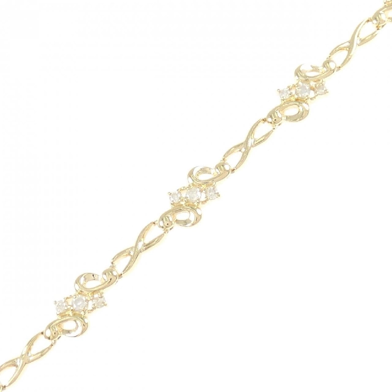 K18YG Vòng tay kim cương 0.25CT - Hàng hiệu chính hãng 873466