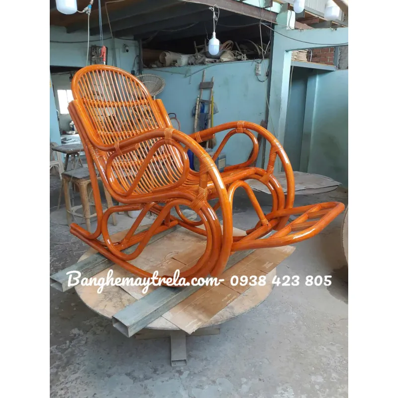 Ghế bập bênh mây tre cho người già 623760