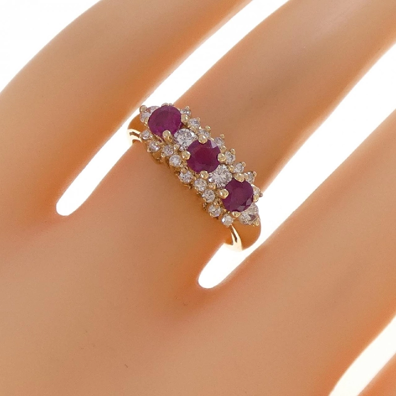 Nhẫn Ruby 18KYG 0.80CT 665470