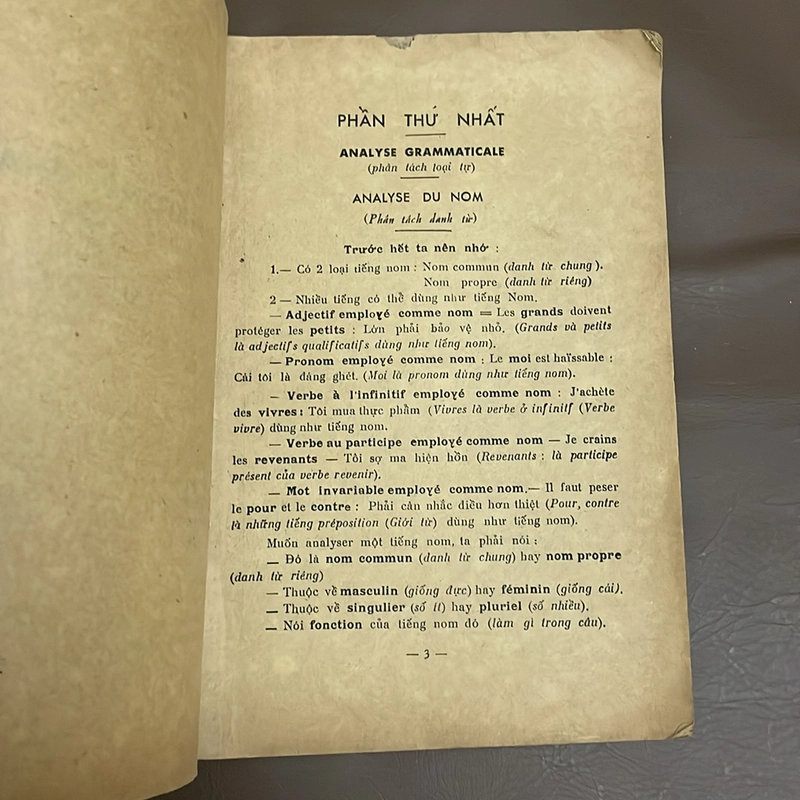 [Sách Xưa] - II Sách Học Tiếng Pháp: Phương Pháp Làm Analyse - Trần Thừa Dụ - 1960 522051