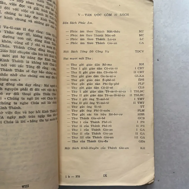 Kinh Thánh Tân Ước - Hồng Y Trịnh Văn Can - 1989s 559459