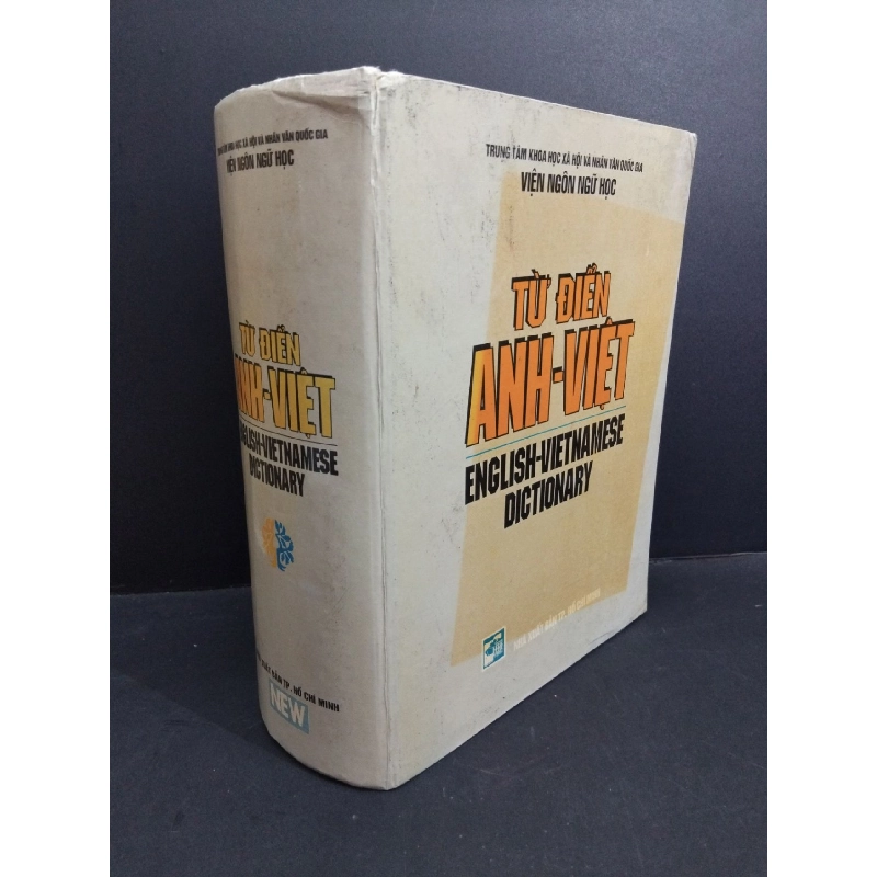Từ điển Anh Việt bìa cứng mới 60% bẩn bìa, ố vàng, rách gáy, bung gáy 1993 HCM2811 Viện Ngôn Ngữ Học HỌC NGOẠI NGỮ 918032
