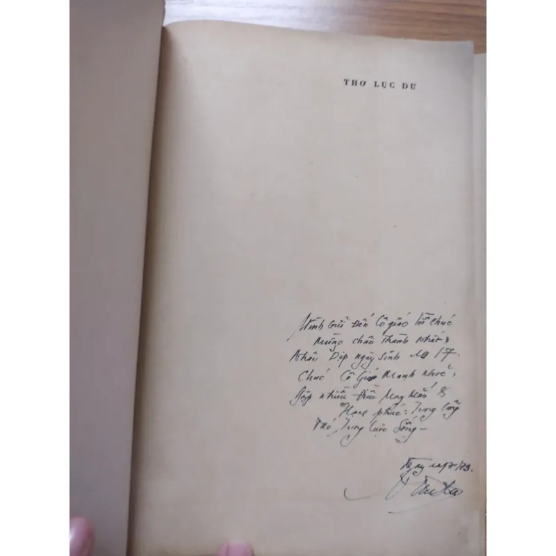 Sách: Thơ Lục Du - TG: Lục Du 736801