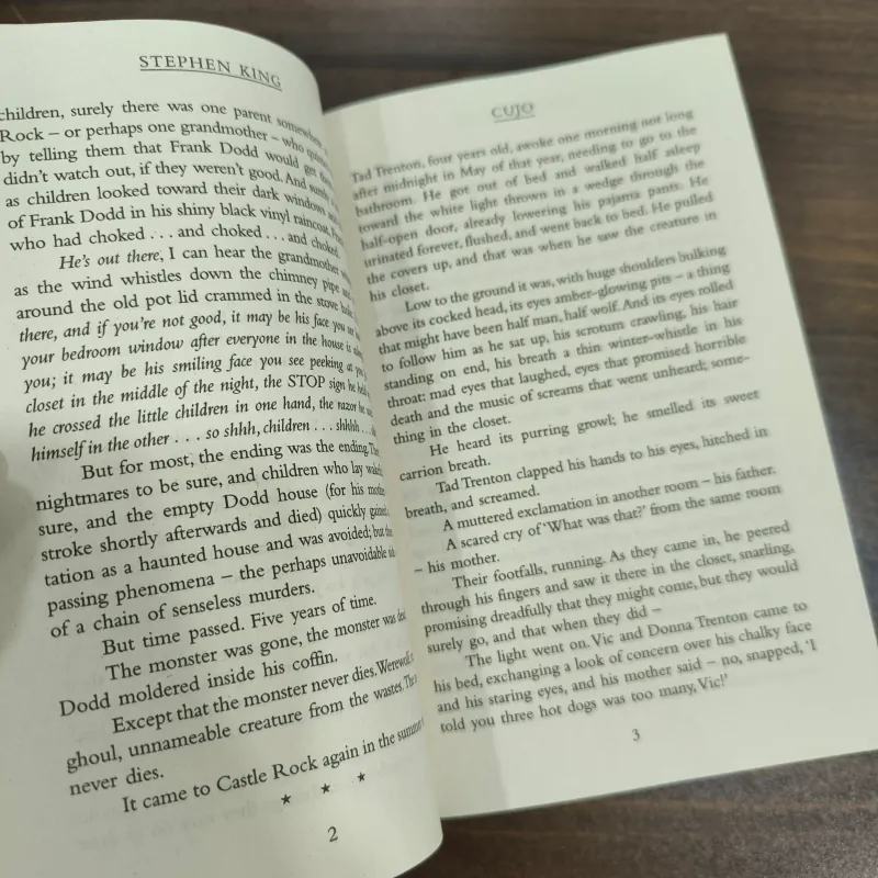 CUJO - Stephen King - NEW 1000040