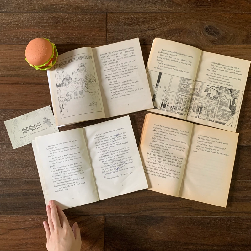 Sách ngoại văn - Combo 4 cuốn Junie B. Jones by Barbara Park, Used, trình độ A1-A2 538128