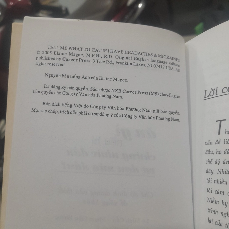 Elaine Magee - ĂN GÌ nếu bị chứng NHỨC ĐẦU VÀ ĐAU NỬA ĐẦU 385856