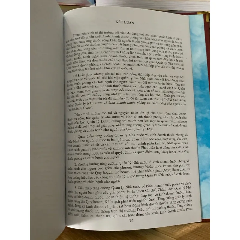 Giải pháp tăng cường quản lý nhà nước về kinh doanh phúc phòng và chữa bệnh cho người cục quản lý dược bộ 717521