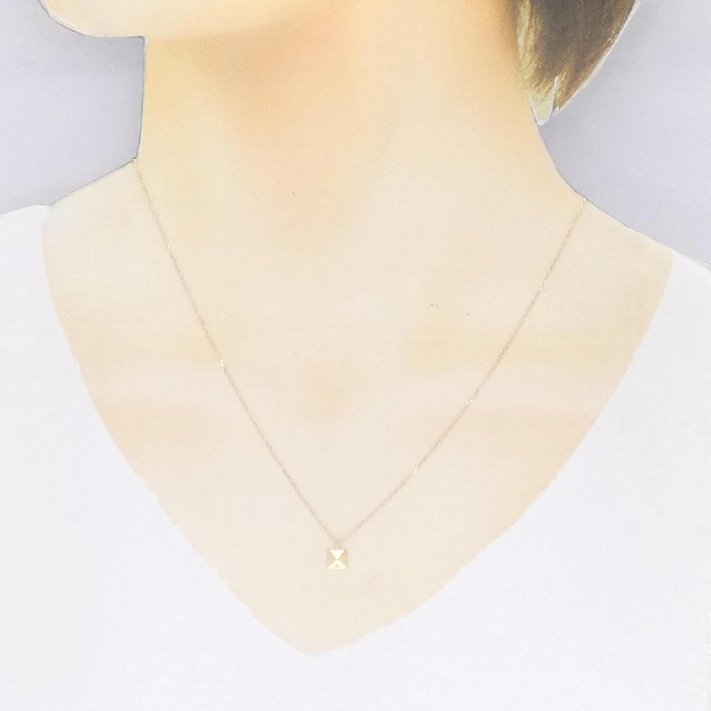 K18YG Dây chuyền kim cương 0.01CT - Hàng hiệu Chính hãng 863813