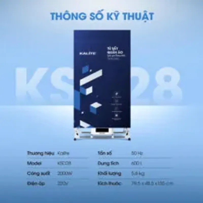 Tủ sấy quần áo KALITE KSD28 968632