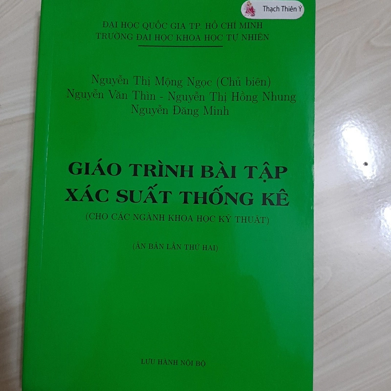 Giáo trình bài tập xác suất thống kê ( Trường ĐH Quốc Gia TP.HCM) 325163