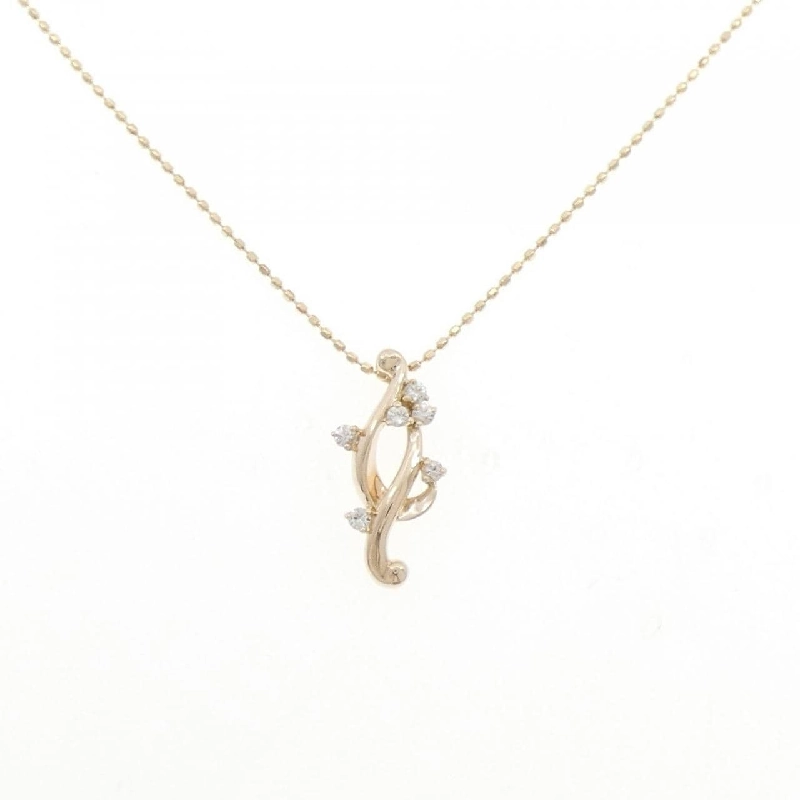 K10YG Dây chuyền Sapphire trắng 0.10CT - Hàng hiệu Chính hãng 859296