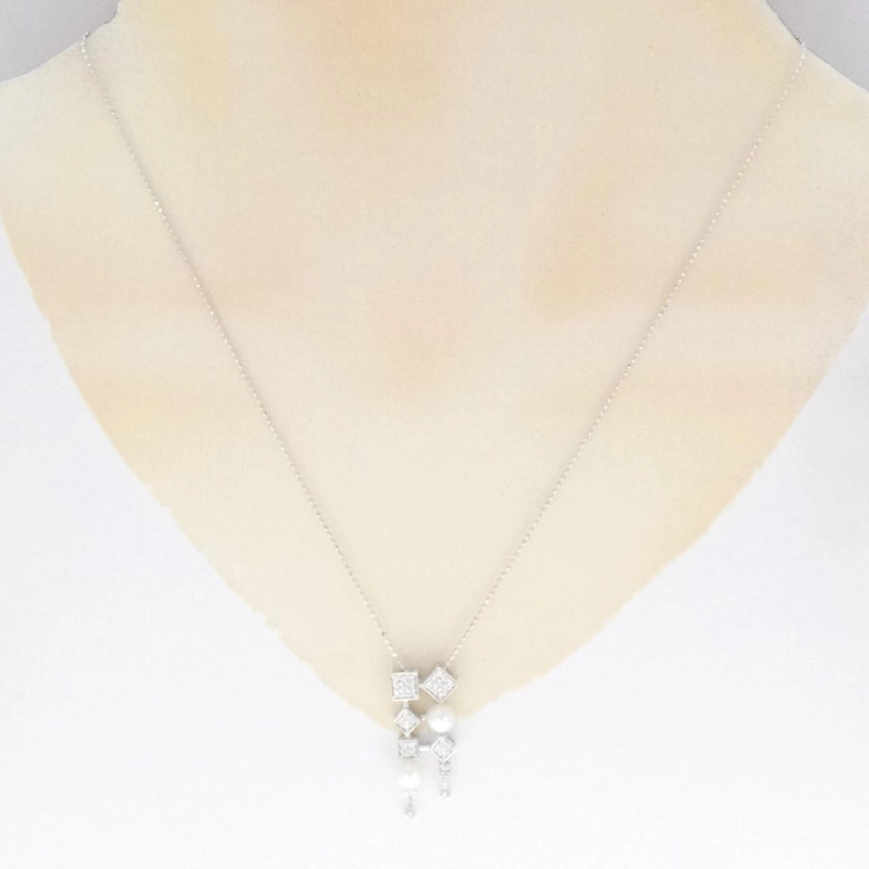 K14WG/K10WG Ngọc trai Akoya Dây chuyền - Hàng hiệu Chính hãng 857782