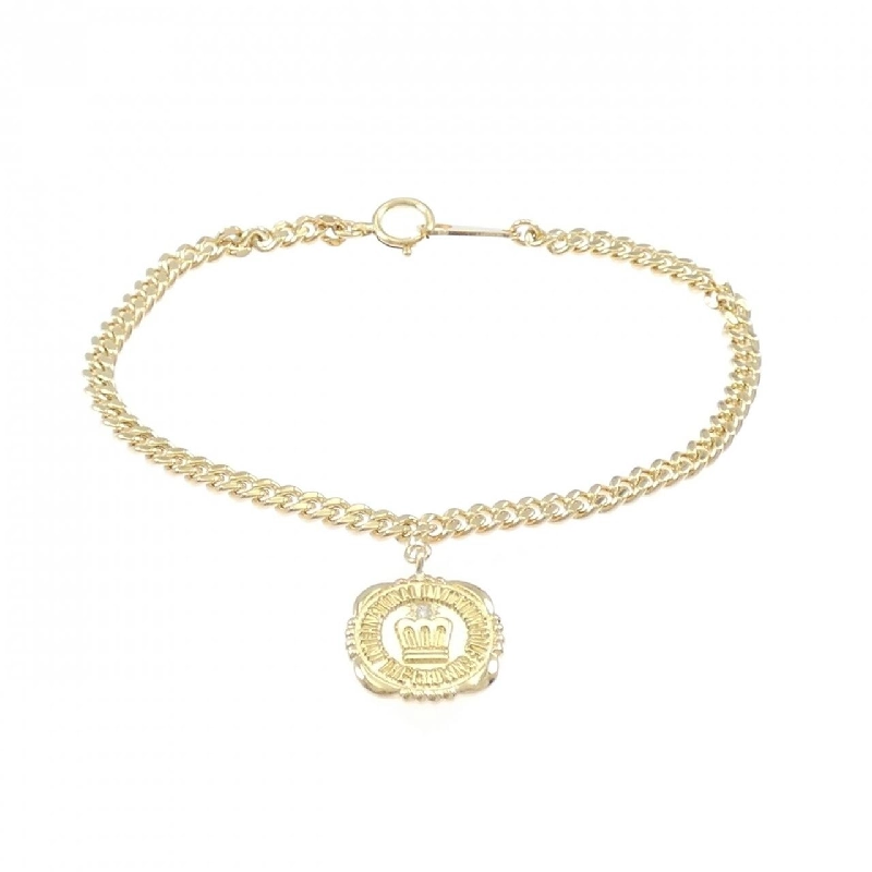 K18YG Vương miện Dây chuyền Kim cương 0.02CT - Hàng hiệu Chính hãng 871172