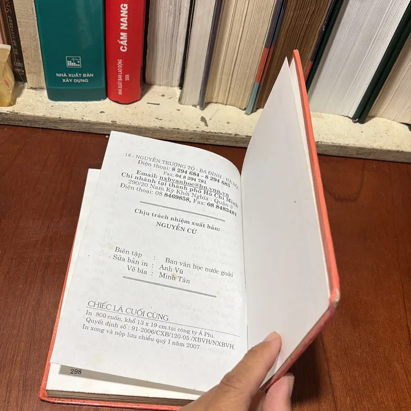 Văn Học Nước Ngoài: Truyện Ngắn O’Henry _ Chiếc Lá Cuối Cùng - Ngô Vĩnh Viễn (Dịch) - 2007 723366