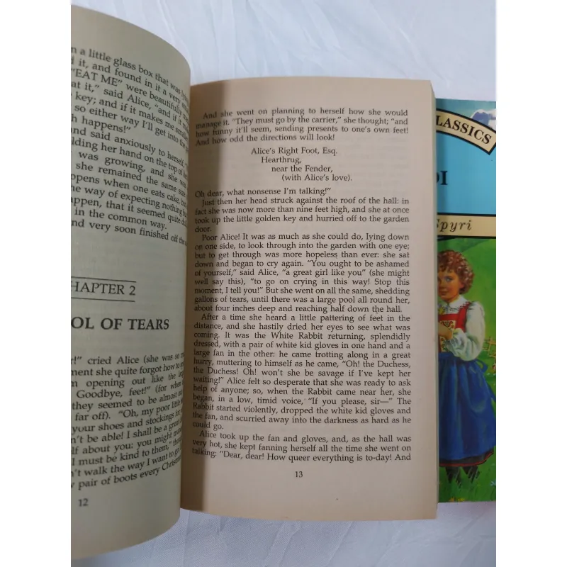 Combo 2q - ALICE’S ADVENTURES IN WONDERLAND AND THROUGH THE LOOKING GLASS & HEIDI 764303